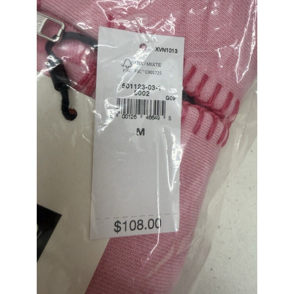 Gap x MadHappy Medium Full Zip Cropped Hoodie Light Pink MSRP 108 - Picture 4 of 4